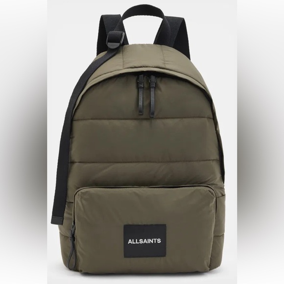 NEW All Saints Zone Quilted Backpack Unisex NWT